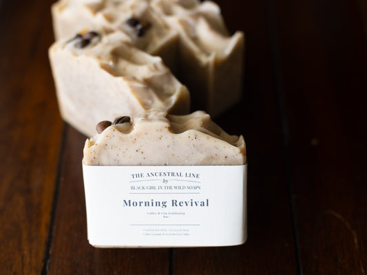 Sacred Revival Coffee Soap – Exfoliating Bar with Patchouli & Blood Orange