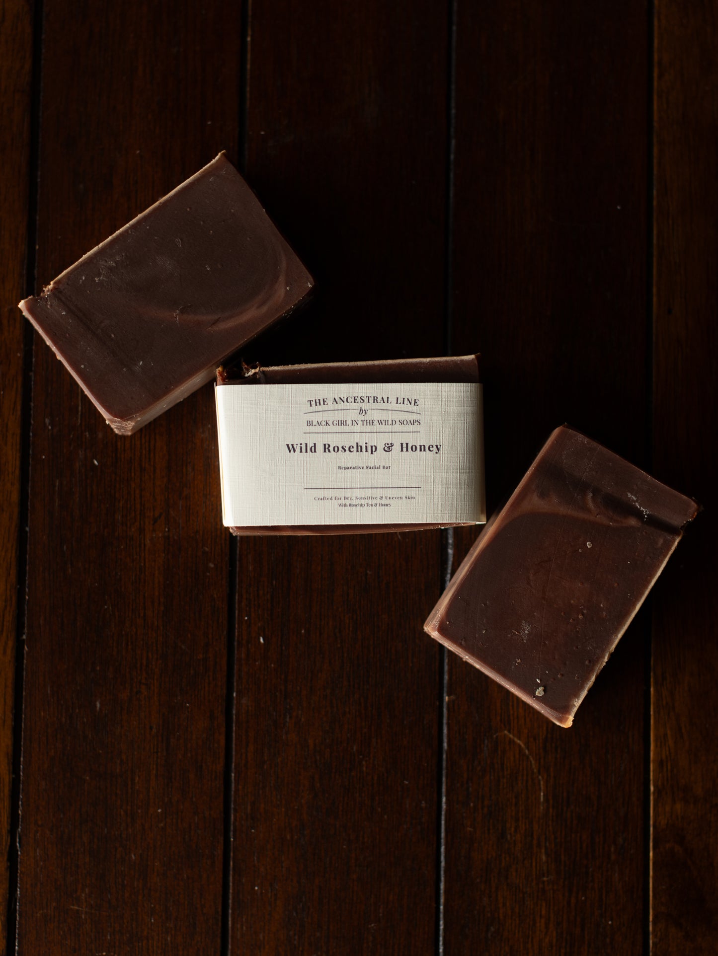 Wild Rosehip & Honey Facial Bar | Nourishing Botanical Face Soap