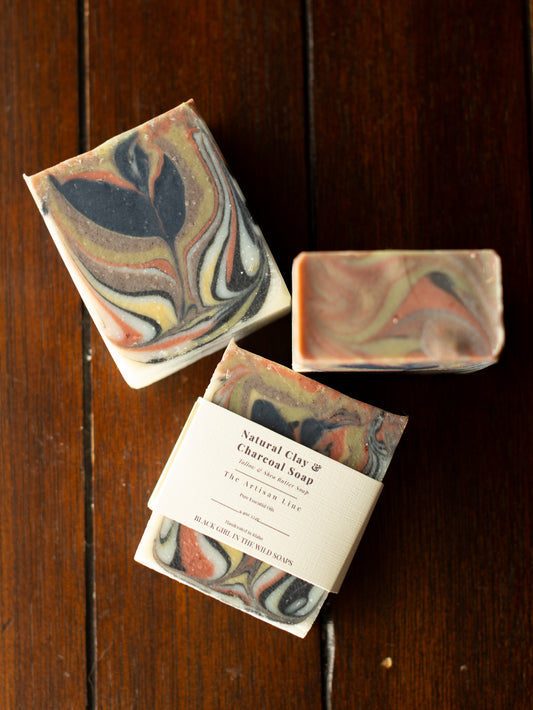 Natural Clay Soap Bar | Mineral Facial & Body Soap