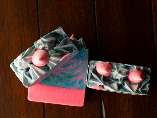 Faith’s Sherbet Cream Bar | Rainbow Sherbet Soap | Creamy Coconut Milk Soap