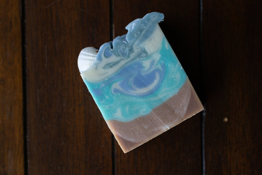 Coastal Drift | Aquamarine & Sand Soap