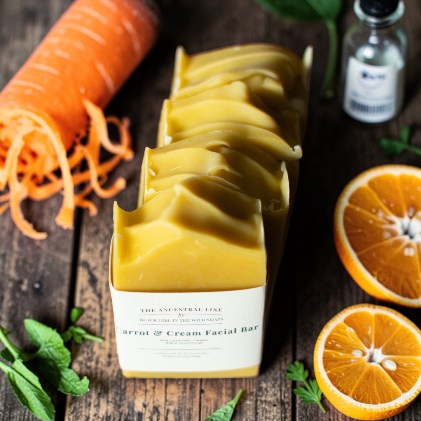 Carrot & Cream Facial Cleansing Bar