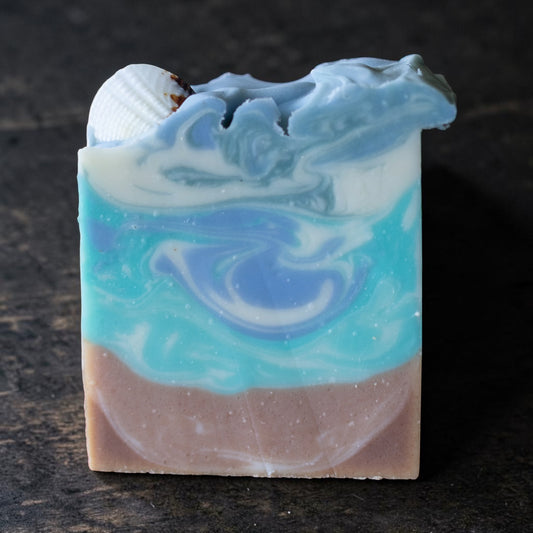 Coastal Drift | Aquamarine & Sand Soap