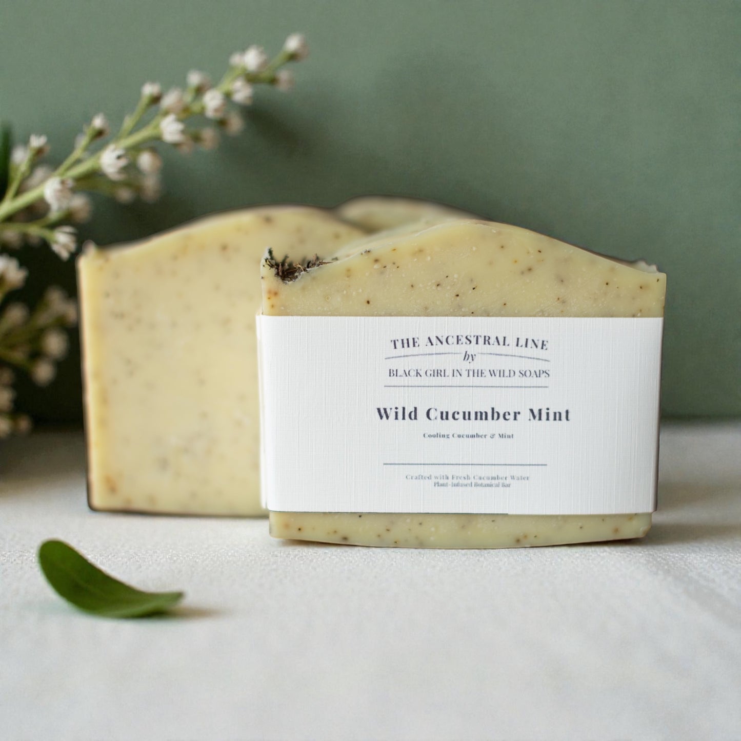 Wild Cucumber Mint Soap - Cooling Natural Spa Bar