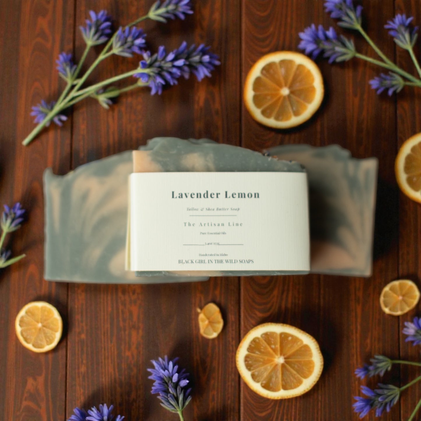 Lavender Lemon Tallow Bar Soap