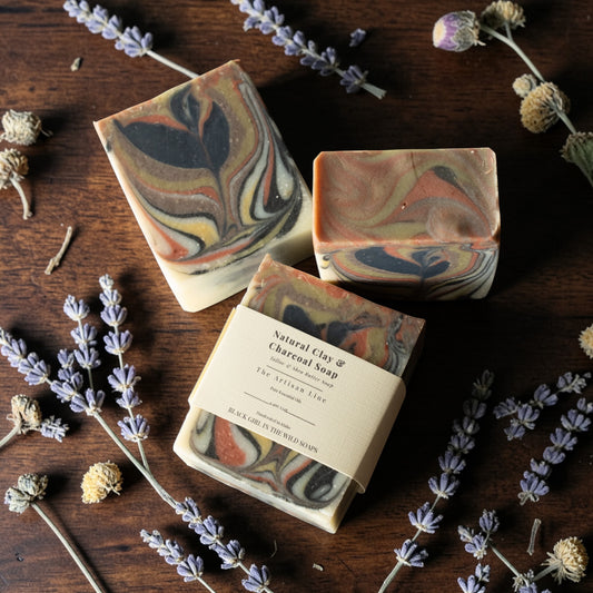 Natural Clay Soap Bar | Mineral Facial & Body Soap