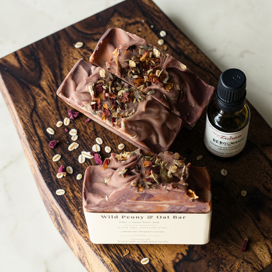 Wild Peony & Oat Soap Bar | Nourishing Botanical Soap