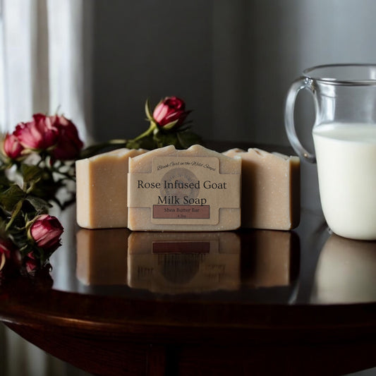 Rose Infused Unscented Goat Milk Soap