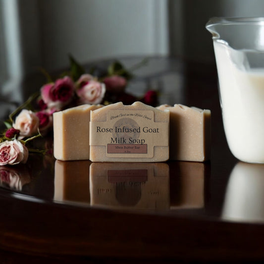 Rose Infused Unscented Goat Milk Soap
