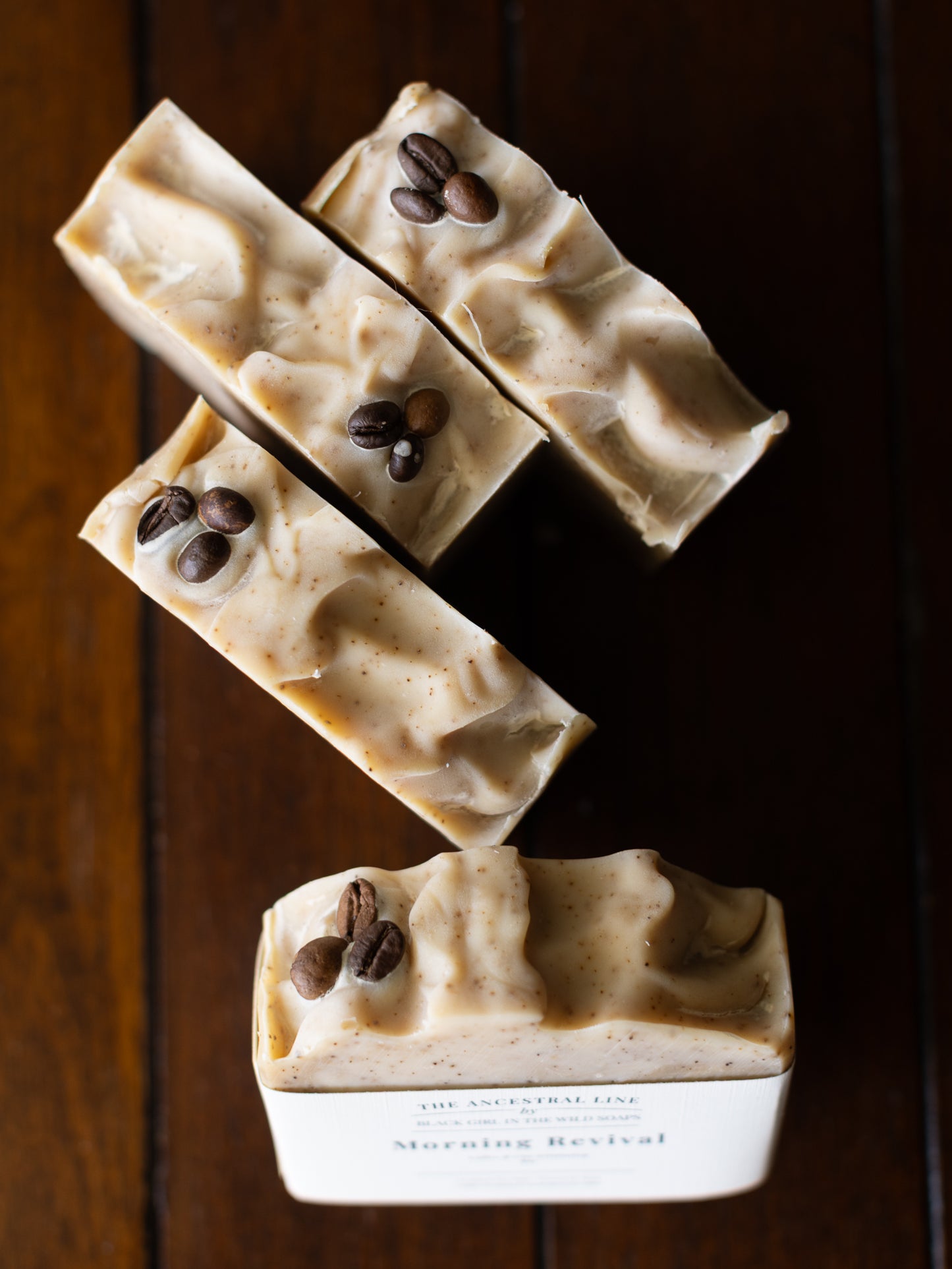 Sacred Revival Coffee Soap – Exfoliating Bar with Patchouli & Blood Orange