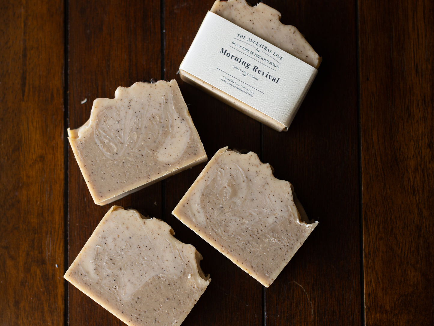 Sacred Revival Coffee Soap – Exfoliating Bar with Patchouli & Blood Orange