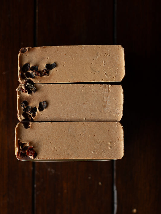 Wild Rosehip & Honey Facial Bar | Nourishing Botanical Face Soap