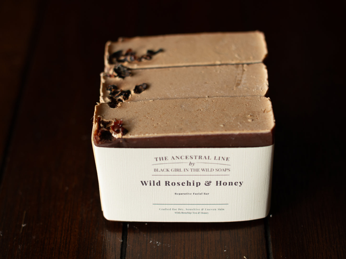 Wild Rosehip & Honey Facial Bar | Nourishing Botanical Face Soap
