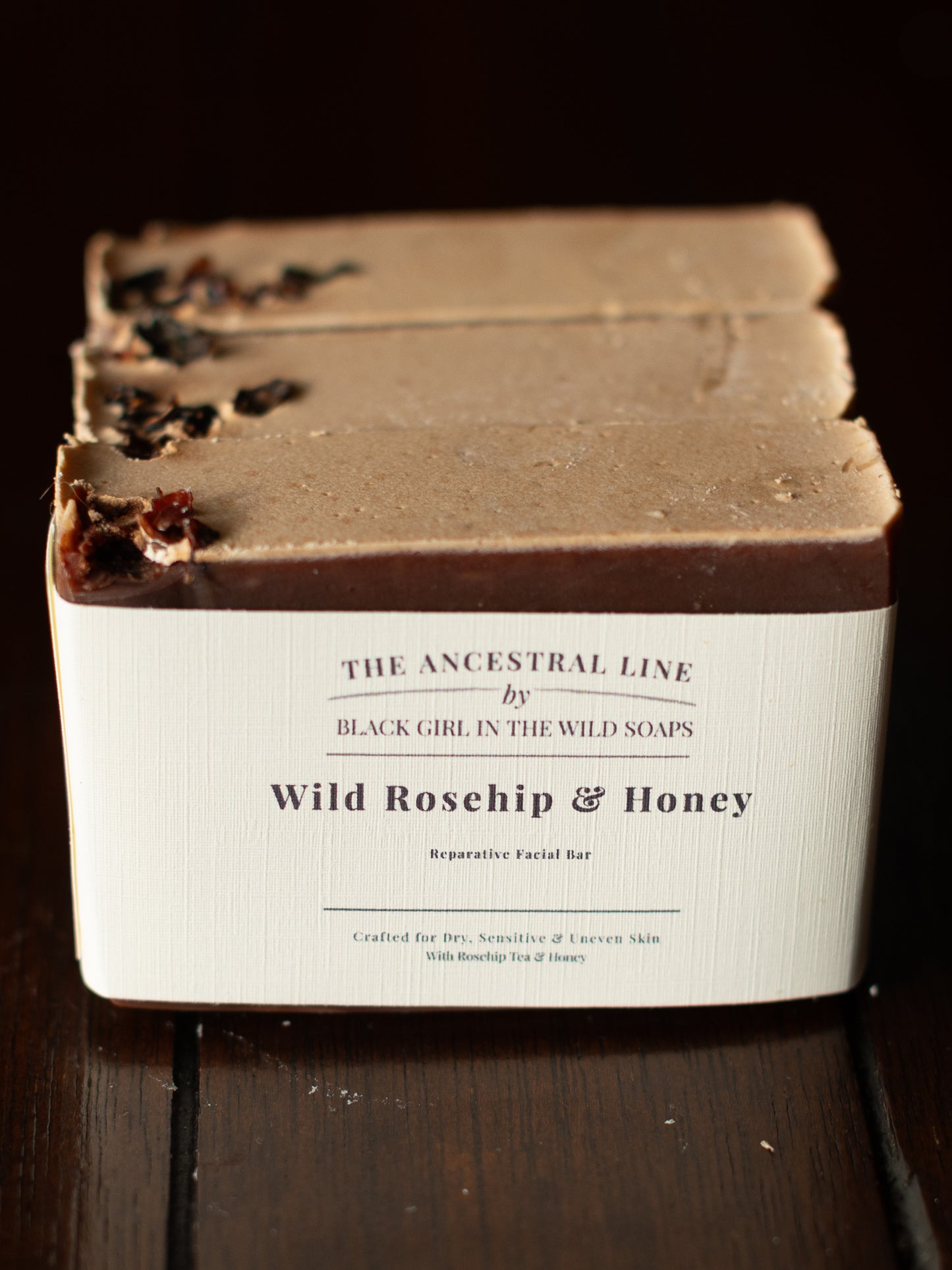 Wild Rosehip & Honey Facial Bar | Nourishing Botanical Face Soap