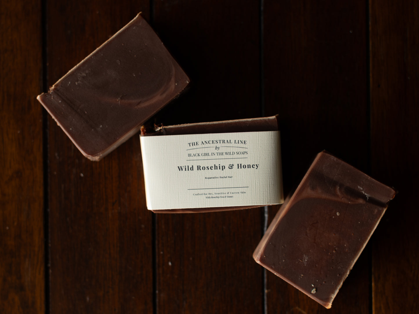 Wild Rosehip & Honey Facial Bar | Nourishing Botanical Face Soap