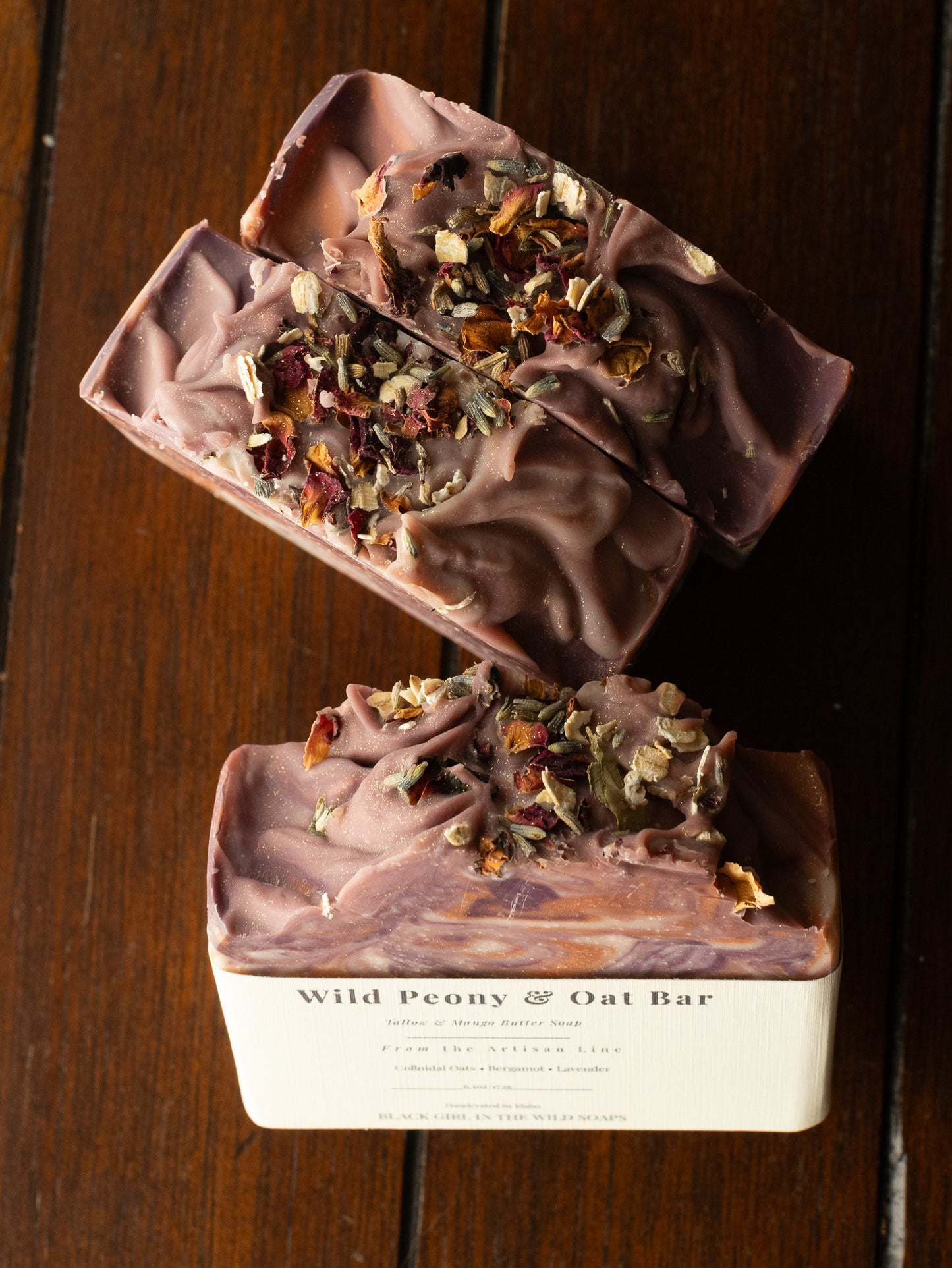 Wild Peony & Oat Soap Bar | Nourishing Botanical Soap