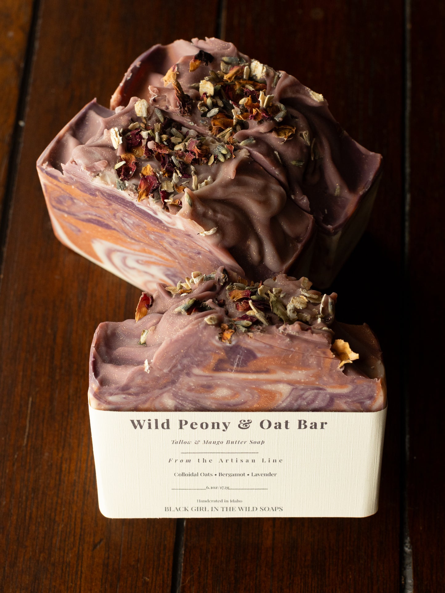 Wild Peony & Oat Soap Bar | Nourishing Botanical Soap