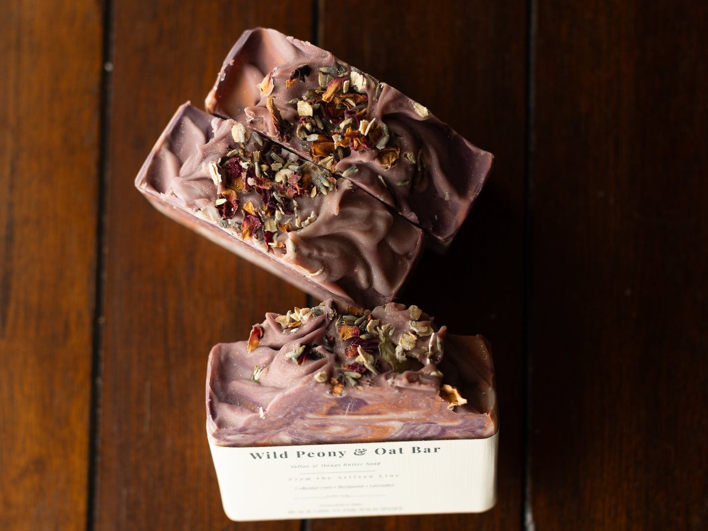 Wild Peony & Oat Soap Bar | Nourishing Botanical Soap