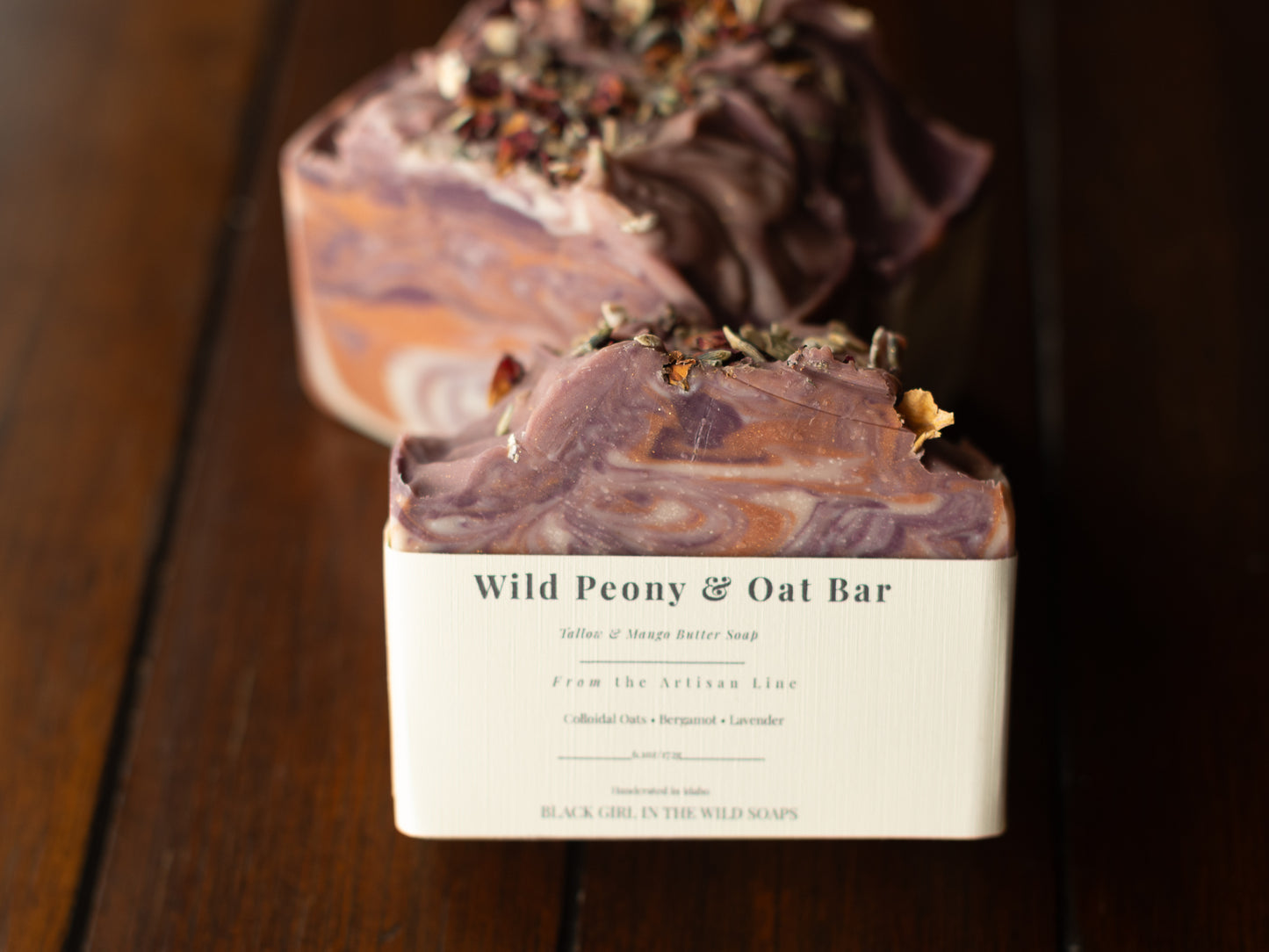Wild Peony & Oat Soap Bar | Nourishing Botanical Soap