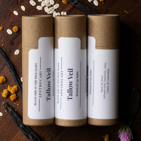 Vanilla Oat Tallow Lip Balm | Non-Seed Oil